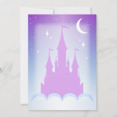 Nighttime Dreamy Castle In The Clouds Starry Sky (Back)