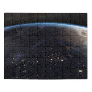 Nighttime Far Northern Europe Jigsaw Puzzle