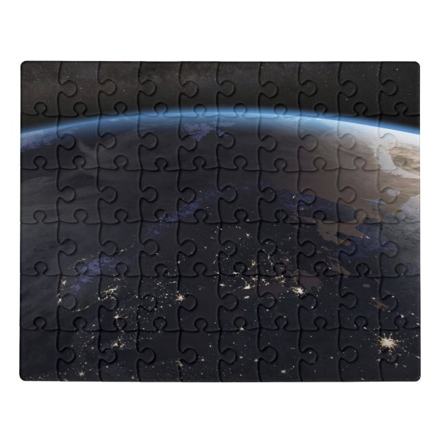 Nighttime Far Northern Europe Jigsaw Puzzle (Puzzle Horizontal)