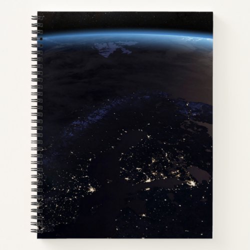Nighttime Far Northern Europe Notebook