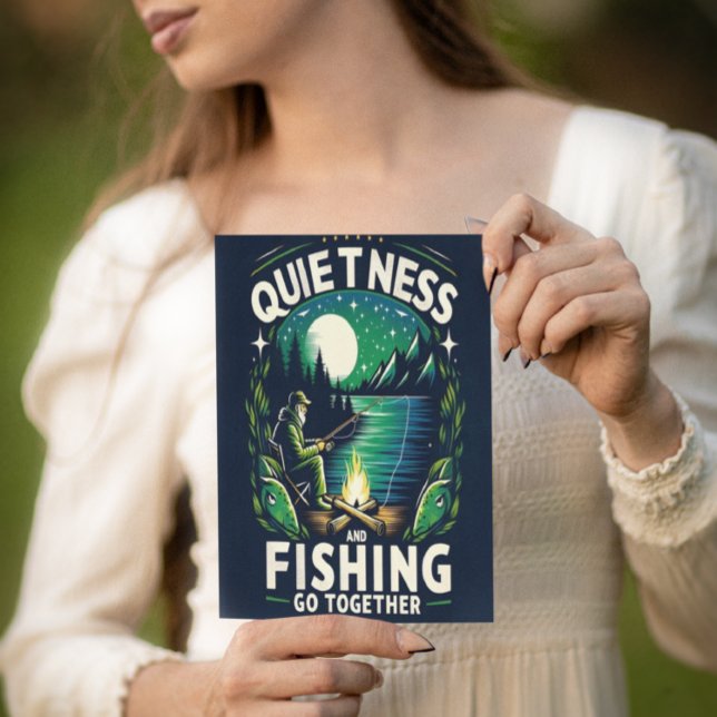 Nighttime Fishing Serenity Postcard (Creator Uploaded)