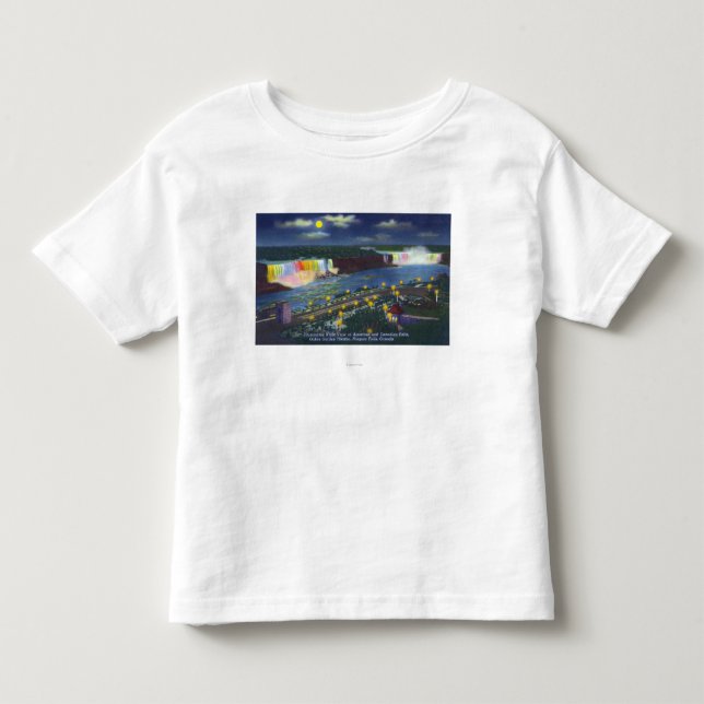 Nighttime View of Oakes Garden Theatre and Toddler T-shirt (Front)