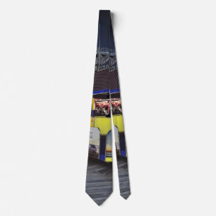 Nighttime View of Wildwood Tram Seen from Rear Neck Tie