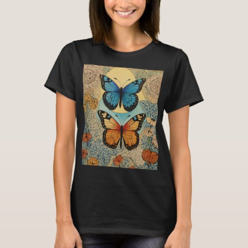 Nightwing Flutter Butterfly Silhouette Tee