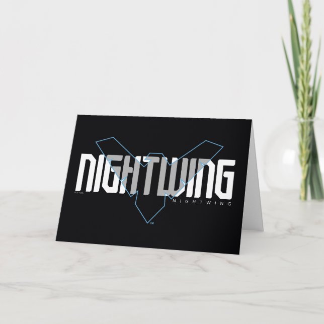 Nightwing Hi-Tech Name Graphic Card (Front)