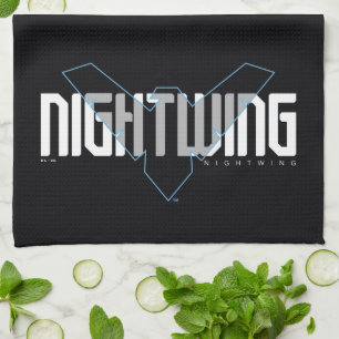 Nightwing Hi-Tech Name Graphic Kitchen Towel