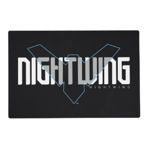 Nightwing Hi-Tech Name Graphic Placemat