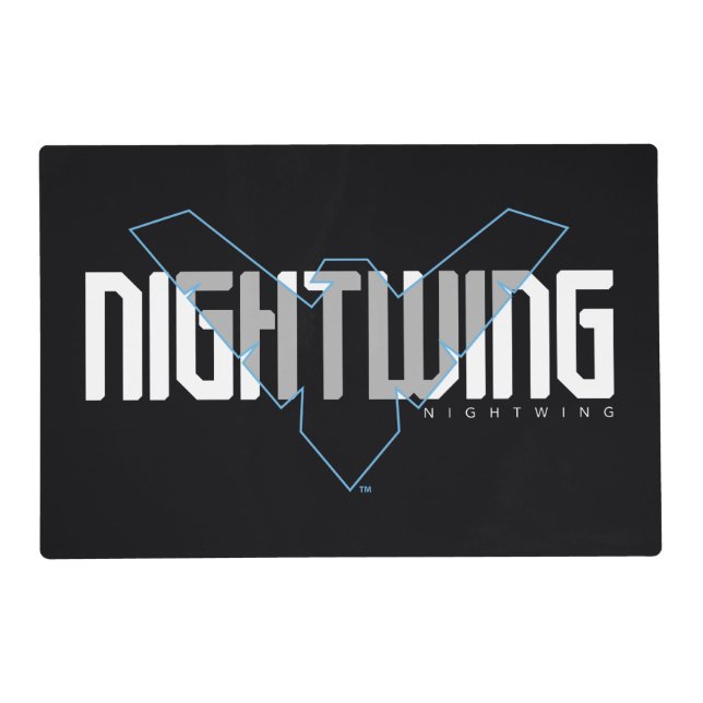 Nightwing Hi-Tech Name Graphic Placemat (Front)