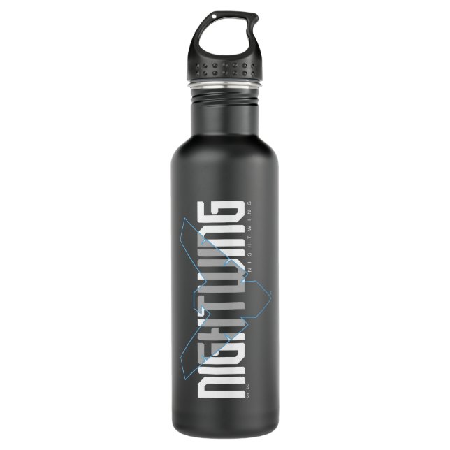 Nightwing Hi-Tech Name Graphic Stainless Steel Water Bottle (Front)