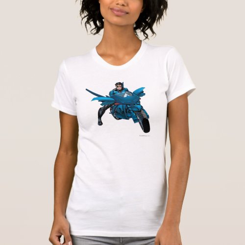 Nightwing on bike T_Shirt
