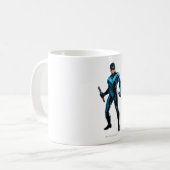 Nightwing Stands Coffee Mug (Front Left)