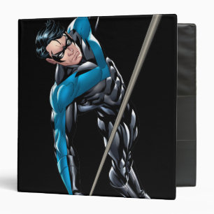 Nightwing with rope 3 ring binder