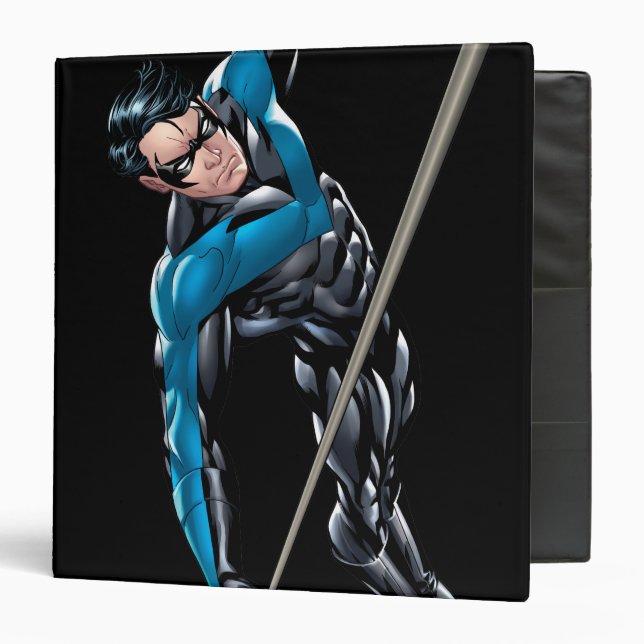 Nightwing with rope 3 ring binder (Front/Inside)