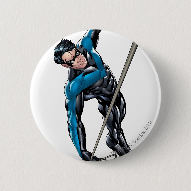 Nightwing with rope button (Front)