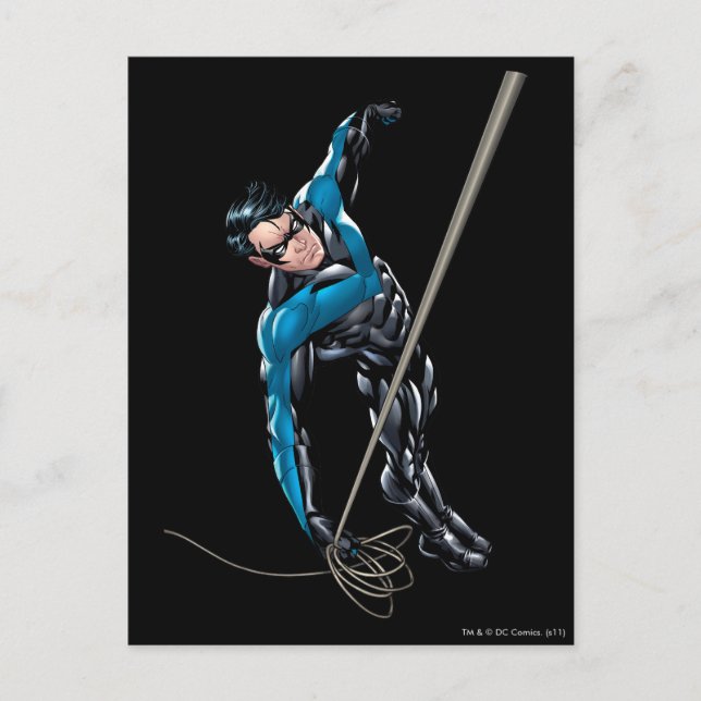 Nightwing with rope postcard (Front)