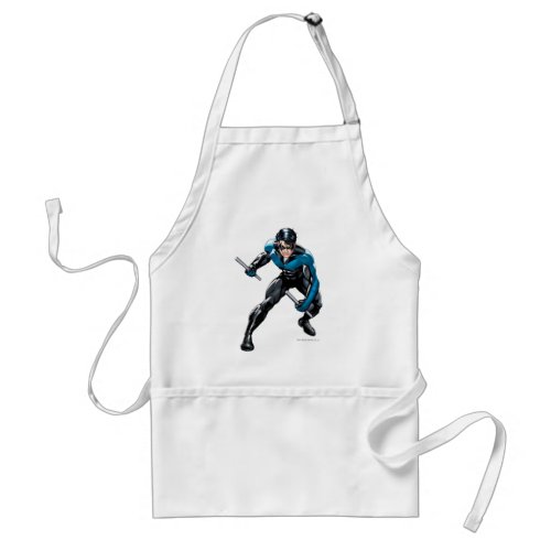 Nightwing with Weapons Adult Apron