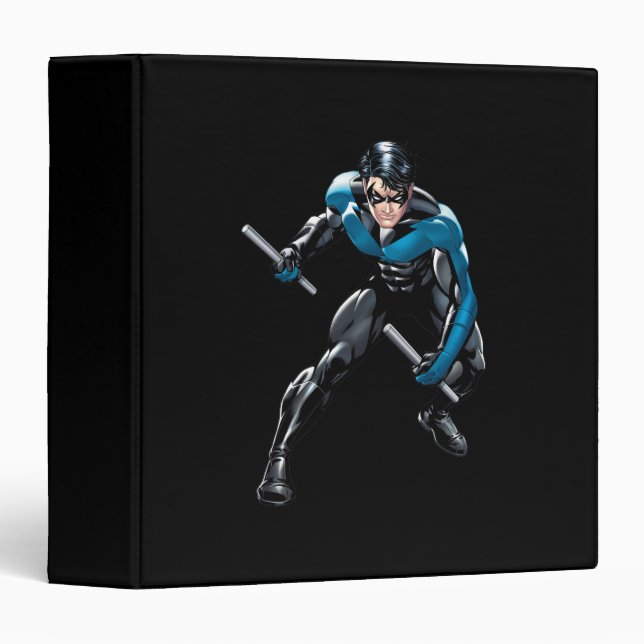 Nightwing with Weapons Binder (Front/Spine)