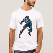 Nightwing With Weapons T-shirt at Zazzle