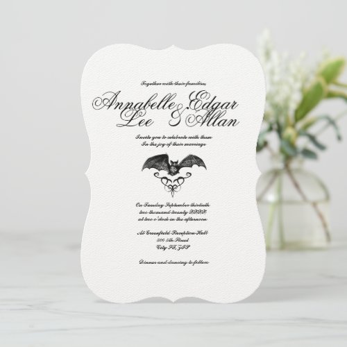 Nightwings_ Elegant Gothic Wedding Invitation