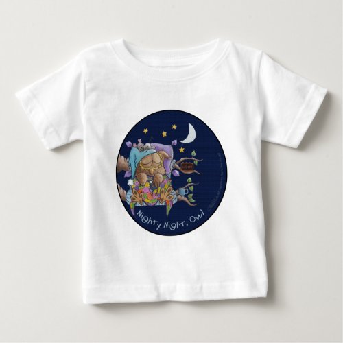 Nighty Night Owl Baby T_Shirt