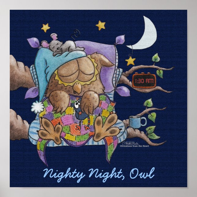 Nighty Night, Owl Poster (Front)