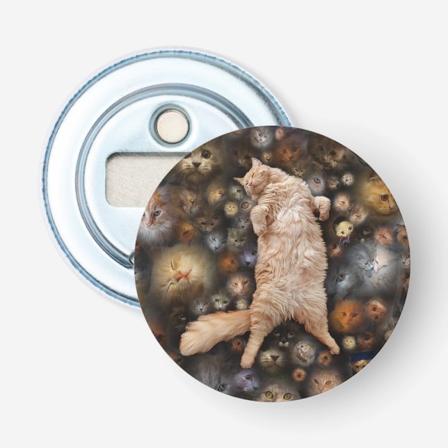 Nighty Nighty Kitty Cat,   Bottle Opener (Front)