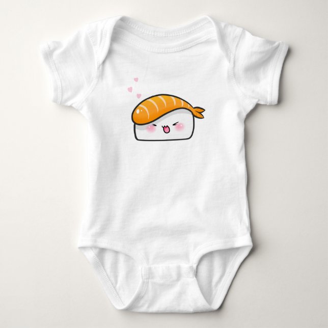 Nigiri Chan.png Baby Bodysuit (Front)
