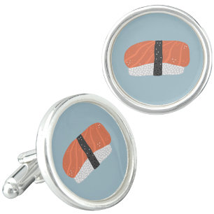 Nigiri Sushi Japanese Cuisine Cufflinks