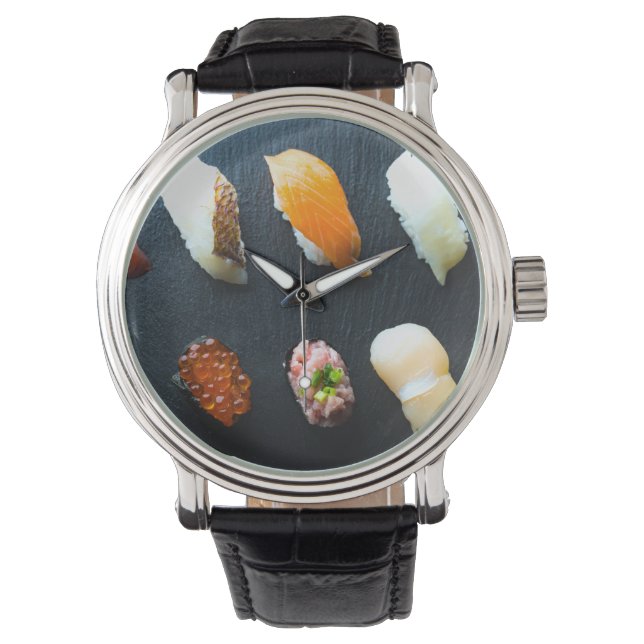 Nigiri Symphony – Sushi Slate Watch (Front)
