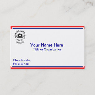 NIH Retired Business Cards