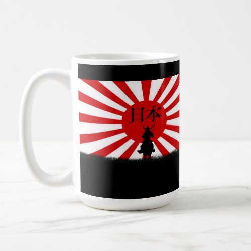 Nihon Flag of Japan Samurai Patriotic Mug Series
