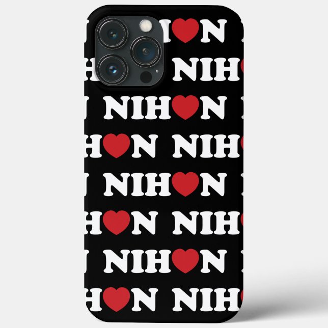 Nihon Love Heart Case-Mate iPhone Case (Back)