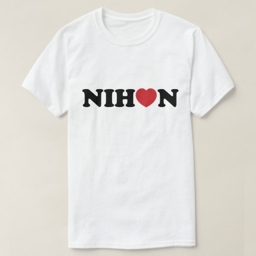 Nihon Love Heart T_Shirt