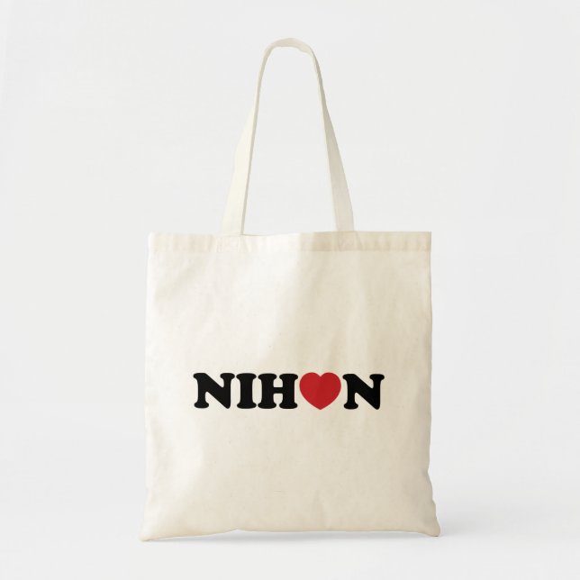 Nihon Love Heart Tote Bag