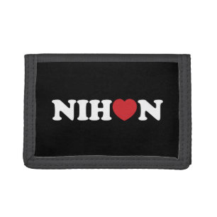Nihon Love Heart Trifold Wallet