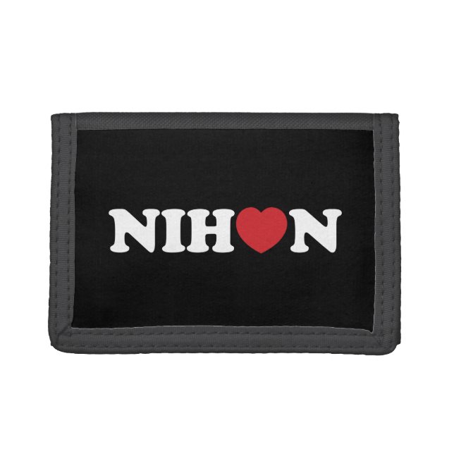 Nihon Love Heart Trifold Wallet (Front)