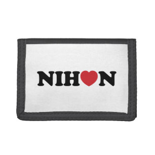 Nihon Love Heart Trifold Wallet