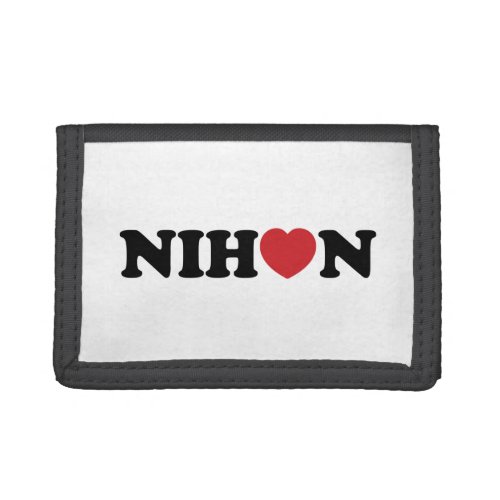Nihon Love Heart Trifold Wallet