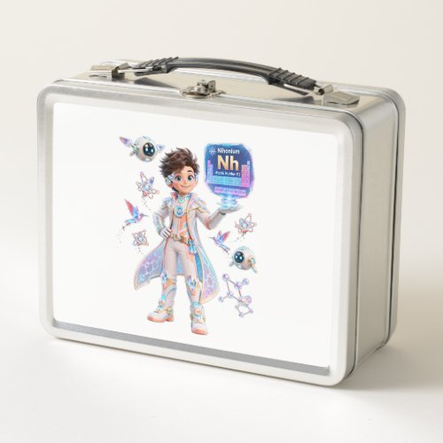 # Nihonium (Nh) – Atomic | ATOMIVRA™ Collection Metal Lunch Box