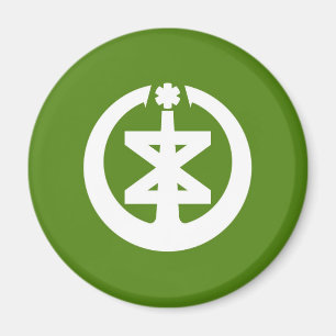 Niigata city flag Niigata prefecture japan symbol Magnet