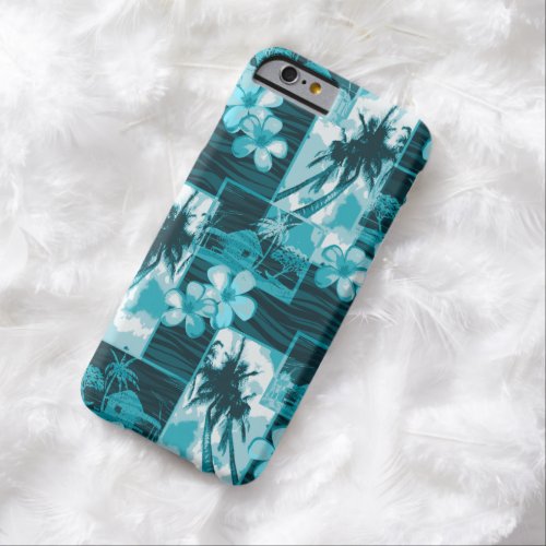 Niihau Island Hawaiian Plumeria and Palm Tree Barely There iPhone 6 Case