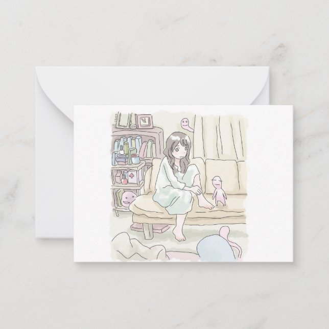 Niimi Musume Note Card (Front)