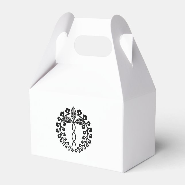 Nijo wisteria favor boxes (Front Side)
