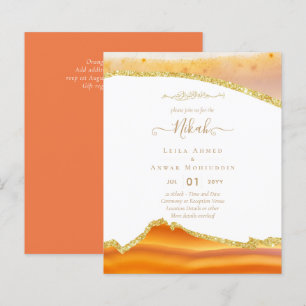 NIKAH Islamic Bismillah Wedding Invitations BUDGET
