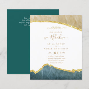 NIKAH Islamic Bismillah Wedding Invitations BUDGET