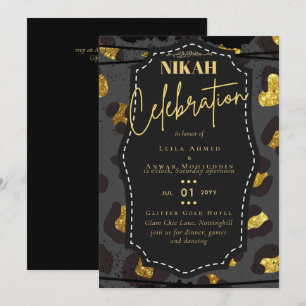 NIKAH Islamic Bismillah Wedding Invitations BUDGET