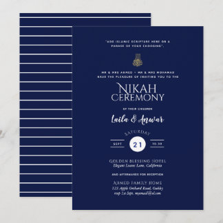 Nikah - Modern Islamic Wedding Invitations