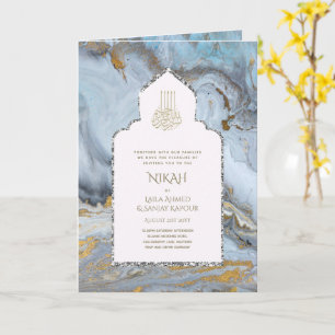 Nikah Walimah Wedding Invitation Program RSVP