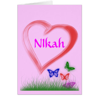 Nikah - Wedding Celebration Cards