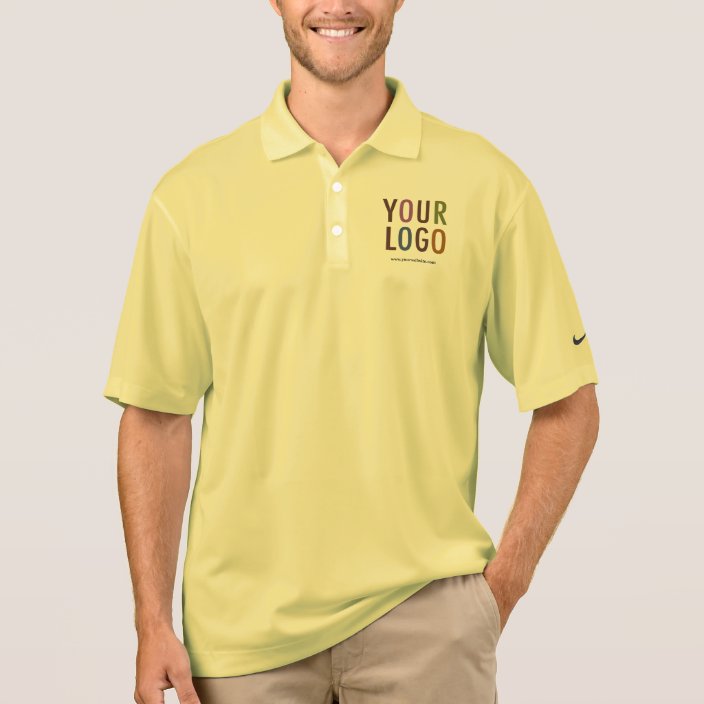 nike dri fit polo custom logo